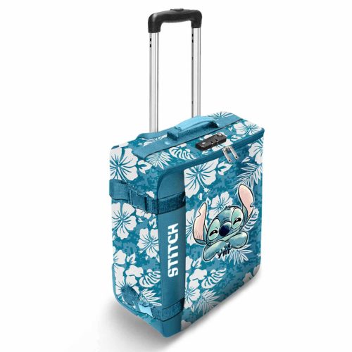 STITCH opvouwbare cabinekoffer BLAUW - 36cm X 52cm X 20cm