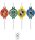 4 stuks papieren rietje HARRY POTTER HOGWARTS HOUSES