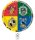 8 stuks papieren bord 23 cm HARRY POTTER