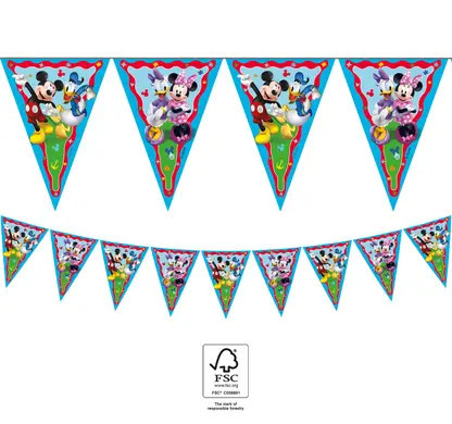 20 stuks 2-laags papieren servetten 33x33cm MICKEY ROCK THE HOUSE