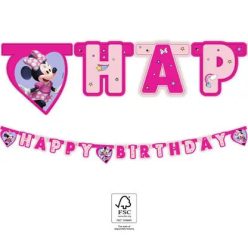 1 stuk Happy Birthday Minnie Mouse inscriptie