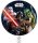 8 stuks papieren bord 23 cm STAR WARS GALAXY