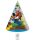 6 stuks Verjaardagsuitnodiging en envelop MICKEY ROCK THE HOUSE