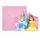 6 verjaardagsuitnodigingen en enveloppen Disney Princesses