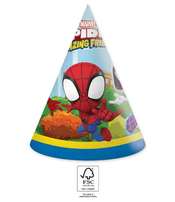6 stuks pet Spider-Man en zijn geweldige vrienden Marvel