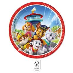 8 stuks Paw Patrol papieren borden 23 cm