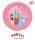 4 herbruikbare feestborden 21 cm DISNEY PRINCESSES