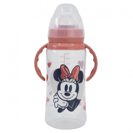 BABYFLES 350 ML - SILICONEN SPEEN MET MINNIE MOUSE