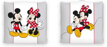 Disney Minnie Mouse decoratief kussen - dubbelzijdig patroon - 40 x 40 cm
