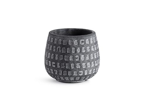 BLOEMPOT ROND GEUL 15*13