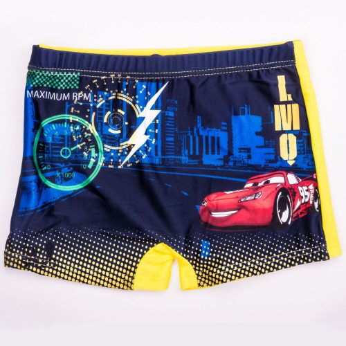 Auto's jongens badpak bodem - badpak boxer - geel - 128