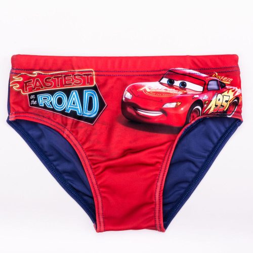 Auto's jongens badpak bodem - donkerblauw - 128