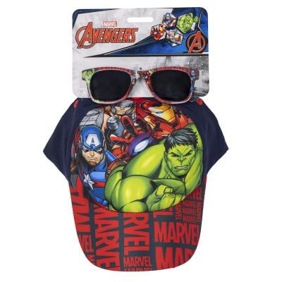 Honkbalpet + zonnebril set - Avengers