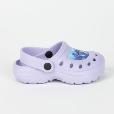 Disney Stitch kinderpantoffels, klomp - lichtpaars - 26-27