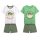 Star Wars korte pyjama met Baby Yoda-patroon - groen - 116