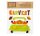 RAAMSCH.HAPPY HALLOWEEN POMPOENEN 20*25