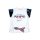 Zomer T-shirt voor meisjes met lovertjes - wit - 104