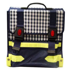 TAS STEVIG /BLAUW GERUIT/
