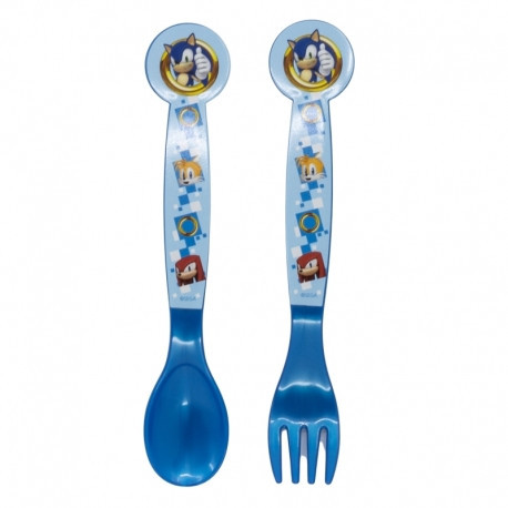 SET VAN 2 STUKS PLASTIC bestek SONIC