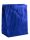 ZAK BLAUW GESTREEPT/BLOEM 20CM