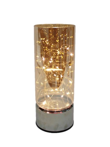 AMBER LAMP+GLASVEZEL  10*25
