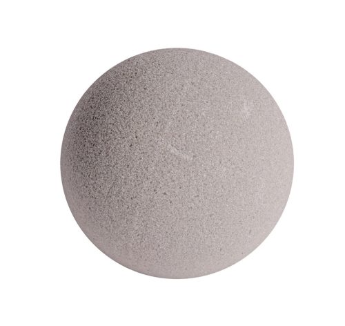 TH.DROGE BOL GRIJS  18CM