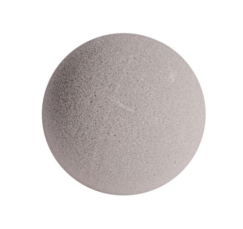 TH.DROGE BOL GRIJS  20CM