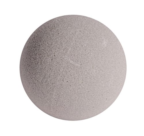 TH.DROGE BOL GRIJS  25CM