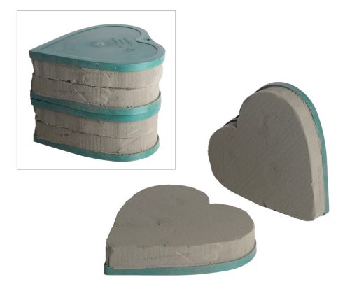 TH.VIZ.HART*4 GROEN 16*16*3CM