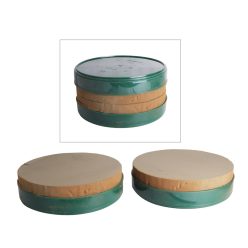 TH.VIZE CIRKEL*2 GROEN 35*8CM