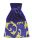 CADEAUZAK BLAUW-GOUD 23CM