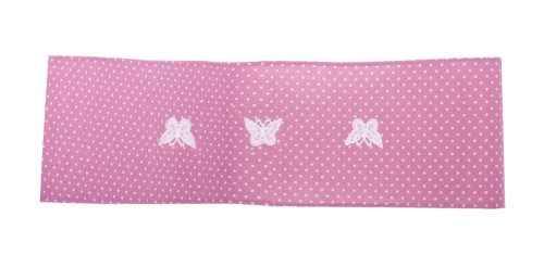 TAFELLOPER MET STIPPEN ROZE 120