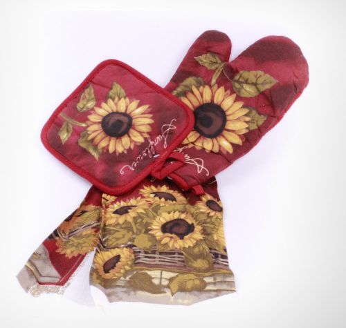 TEXTIELSET ZONNEBLOEMEN