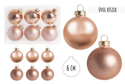 Ü.KD.GLOBE*6 ABRIKOOS 6CM