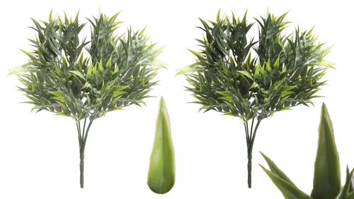 ZÖLD NÖVÉNY CSOKOR     35CM