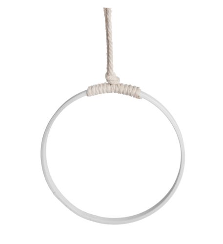 BAMBOE ROND WIT     15*15