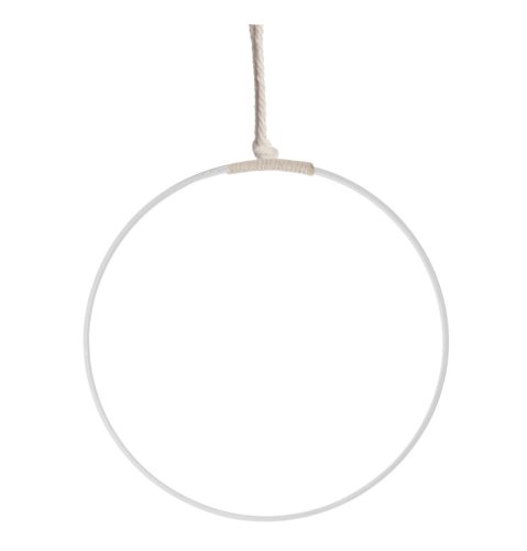 BAMBOE ROND WIT     20*20