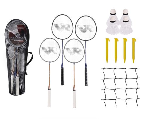 TENNISSET/4RACKET+2BAL+NET