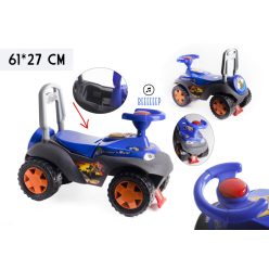 Baby auto + muziek blauw 61*27