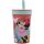 Disney Minnie Mouse plastic, lekvrije siliconen drinkbeker met rietje - 420 ml
