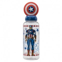 3D KUNSTSTOF FLES 560 ML AVENGERS - CAPTAIN AMERICA