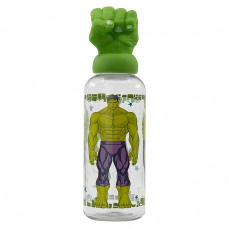 3D KUNSTSTOF FLES 560 ML AVENGERS - HULK
