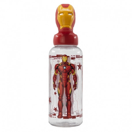 3D KUNSTSTOF FLES 560 ML AVENGERS - IRON MAN