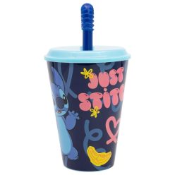 Stitch plastic rietjesbeker - 430 ml