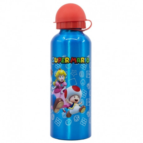 ALUMINIUM FLES 530 ML SUPER MARIO
