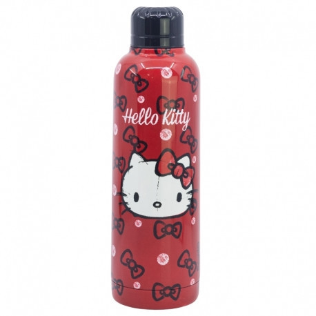 GEÏSOLEERDE ROESTVRIJSTALEN FLES 515 ML HELLO KITTY