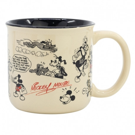 KERAMISCHE ONTBIJTMOK 415 ML IN GESCHENKDOOS MICKEY MOUSE VINTAGE