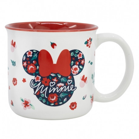 KERAMISCHE ONTBIJTMOK 415 ML IN CADEAUBOX MINNIE MOUSE TUIN