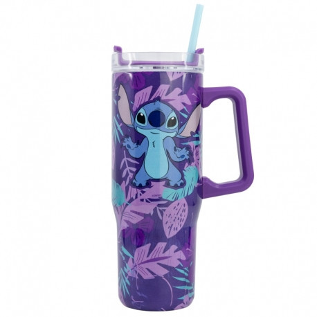 GEÏSOLEERDE ROESTVRIJSTALEN XL REISMOK 940 ML STITCH