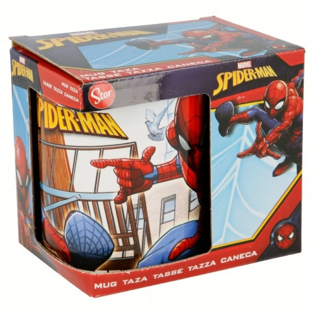KERAMISCHE MOK 325 ML IN GESCHENKDOOS SPIDER-MAN